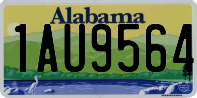 AL license plate 1AU9564