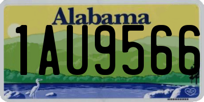 AL license plate 1AU9566