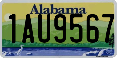 AL license plate 1AU9567