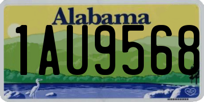 AL license plate 1AU9568
