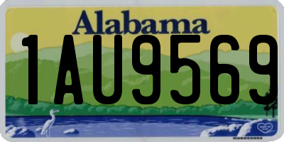 AL license plate 1AU9569