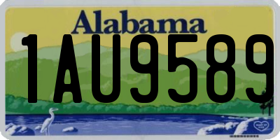 AL license plate 1AU9589