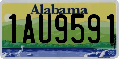 AL license plate 1AU9591