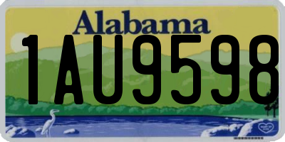 AL license plate 1AU9598