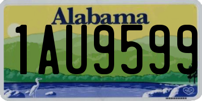 AL license plate 1AU9599