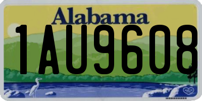 AL license plate 1AU9608