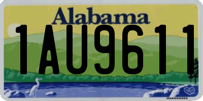 AL license plate 1AU9611