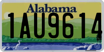 AL license plate 1AU9614