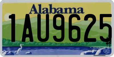 AL license plate 1AU9625