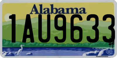 AL license plate 1AU9633