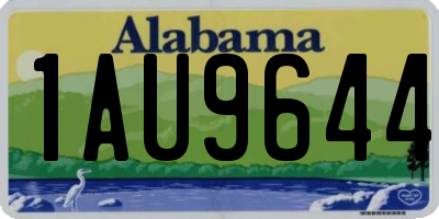 AL license plate 1AU9644