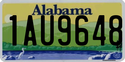 AL license plate 1AU9648