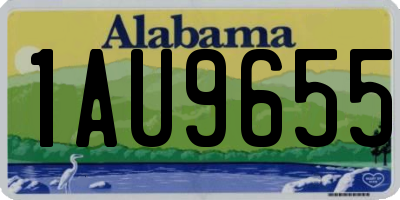AL license plate 1AU9655