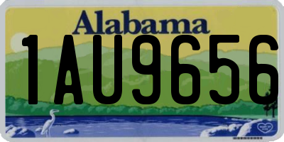 AL license plate 1AU9656