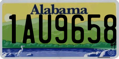 AL license plate 1AU9658