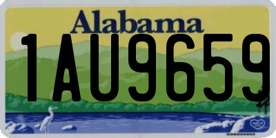 AL license plate 1AU9659