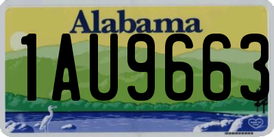 AL license plate 1AU9663