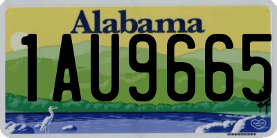 AL license plate 1AU9665
