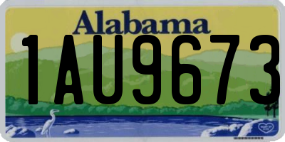 AL license plate 1AU9673