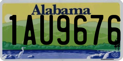 AL license plate 1AU9676