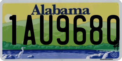 AL license plate 1AU9680