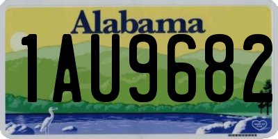 AL license plate 1AU9682