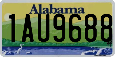 AL license plate 1AU9688