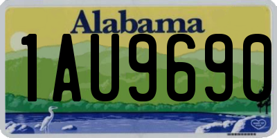 AL license plate 1AU9690