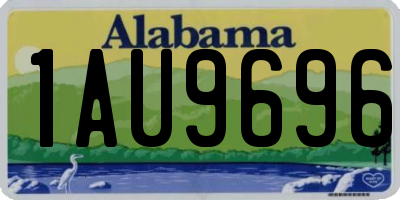 AL license plate 1AU9696