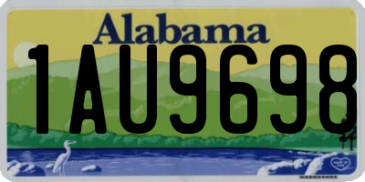 AL license plate 1AU9698