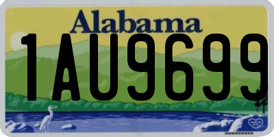AL license plate 1AU9699