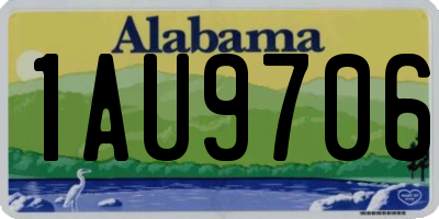 AL license plate 1AU9706