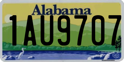 AL license plate 1AU9707