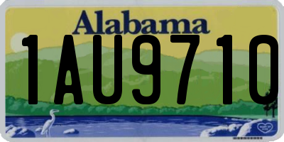 AL license plate 1AU9710