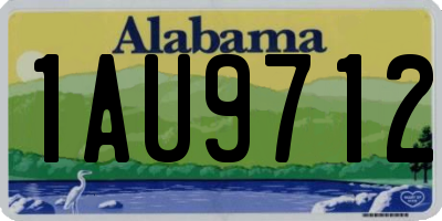 AL license plate 1AU9712