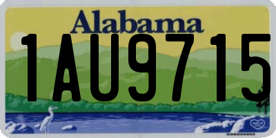 AL license plate 1AU9715