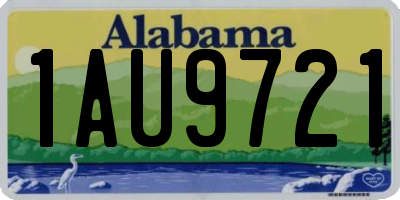 AL license plate 1AU9721