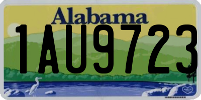 AL license plate 1AU9723