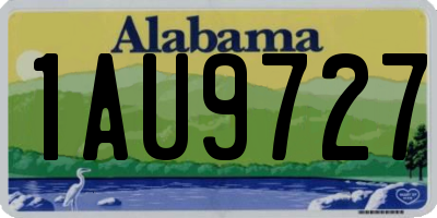 AL license plate 1AU9727