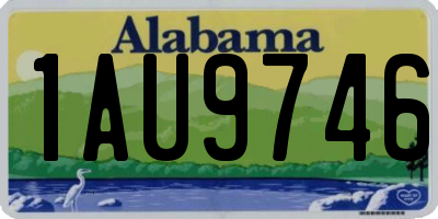 AL license plate 1AU9746