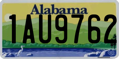 AL license plate 1AU9762