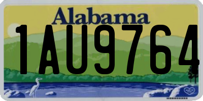 AL license plate 1AU9764