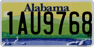 AL license plate 1AU9768