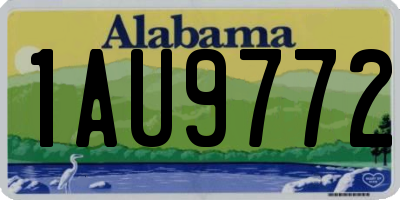 AL license plate 1AU9772