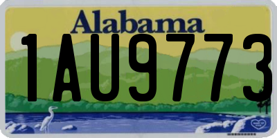 AL license plate 1AU9773