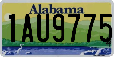 AL license plate 1AU9775