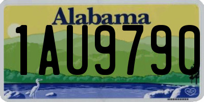 AL license plate 1AU9790