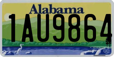 AL license plate 1AU9864
