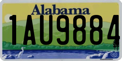 AL license plate 1AU9884
