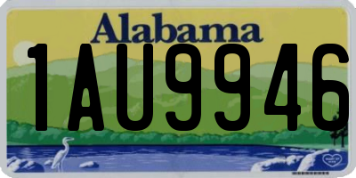 AL license plate 1AU9946